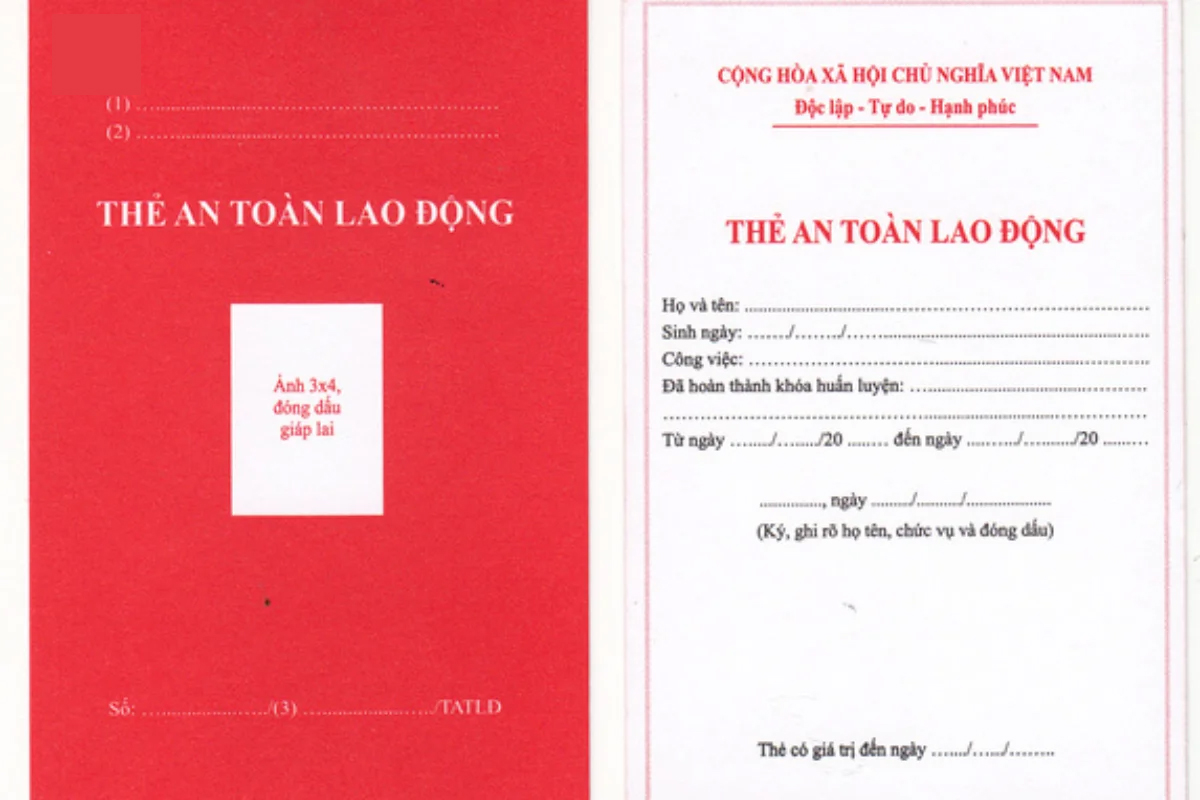 thẻ an toàn lao động 